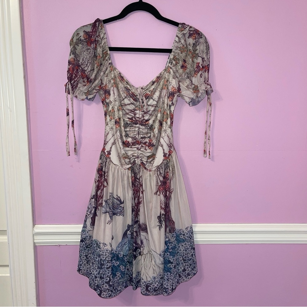 Blackmilk fairy book dress fairycore cottage renaissance art fairy Lolita - Picture 2 of 8